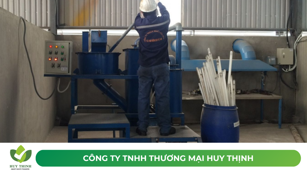 Minh họa công nghệ xử lý bóng đèn huỳnh quang
