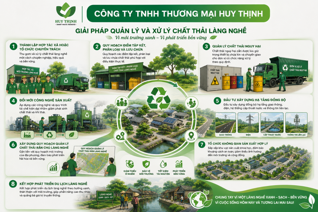 Giải pháp xử lý chất thải tại các làng nghề tái chế