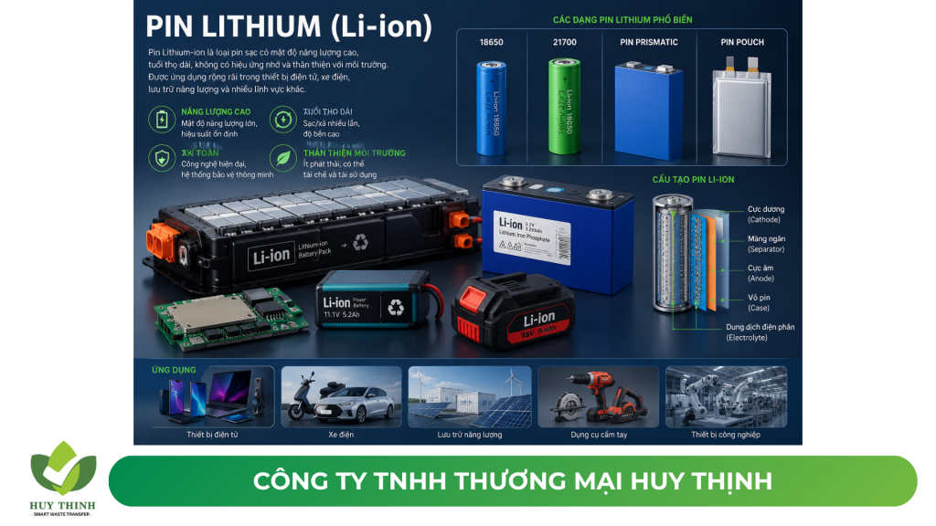 Pin Lithium-ion (Li-ion)