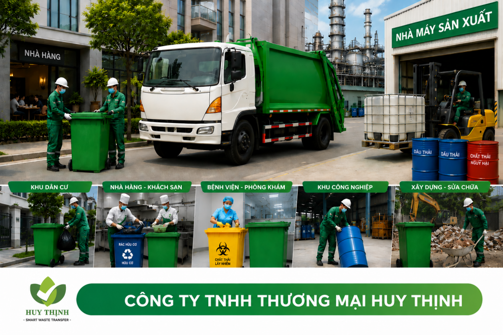 Thu gom chất thải công nghiệp