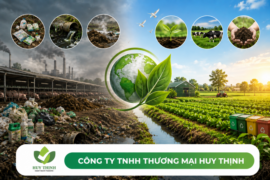 Hiện trạng chất thải của ngành nông nghiệp
