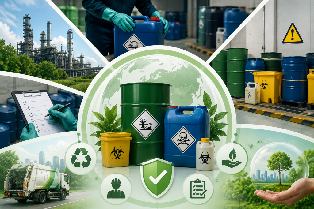 Công tác quản lý chất thải nguy hại