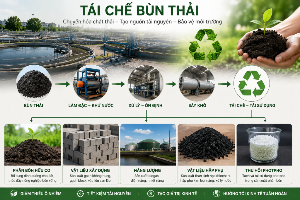Tái chế bùn thải
