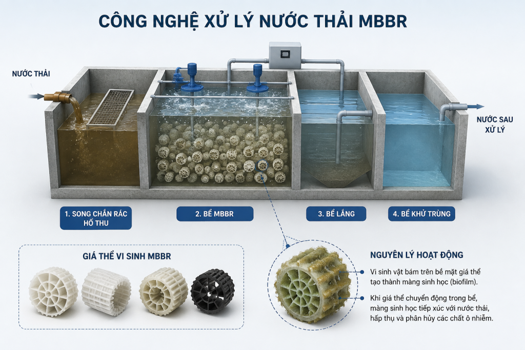 Công nghệ xử lý nước thải MBBR