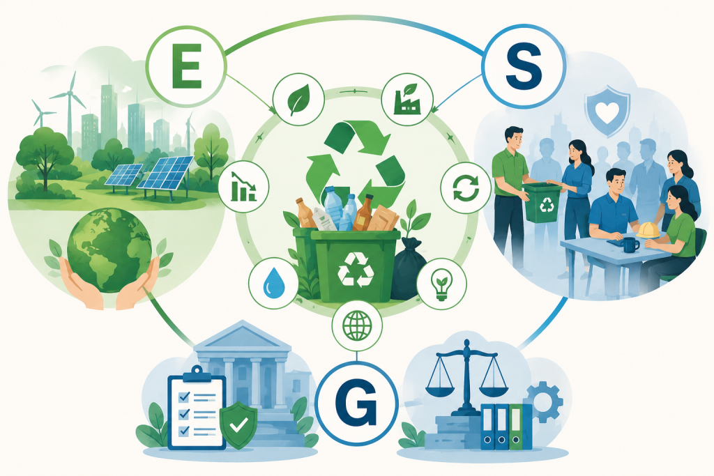 Quản lý chất thải có liên quan gì đến ESG?