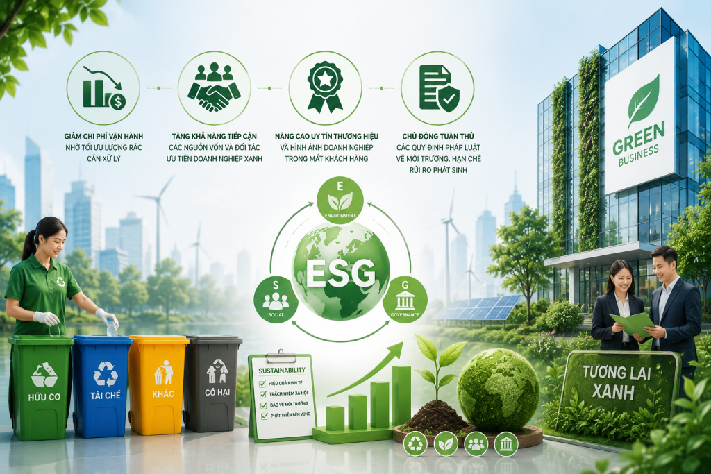 Hướng đến môi trường xanh – Đồng hành cùng tiêu chuẩn ESG