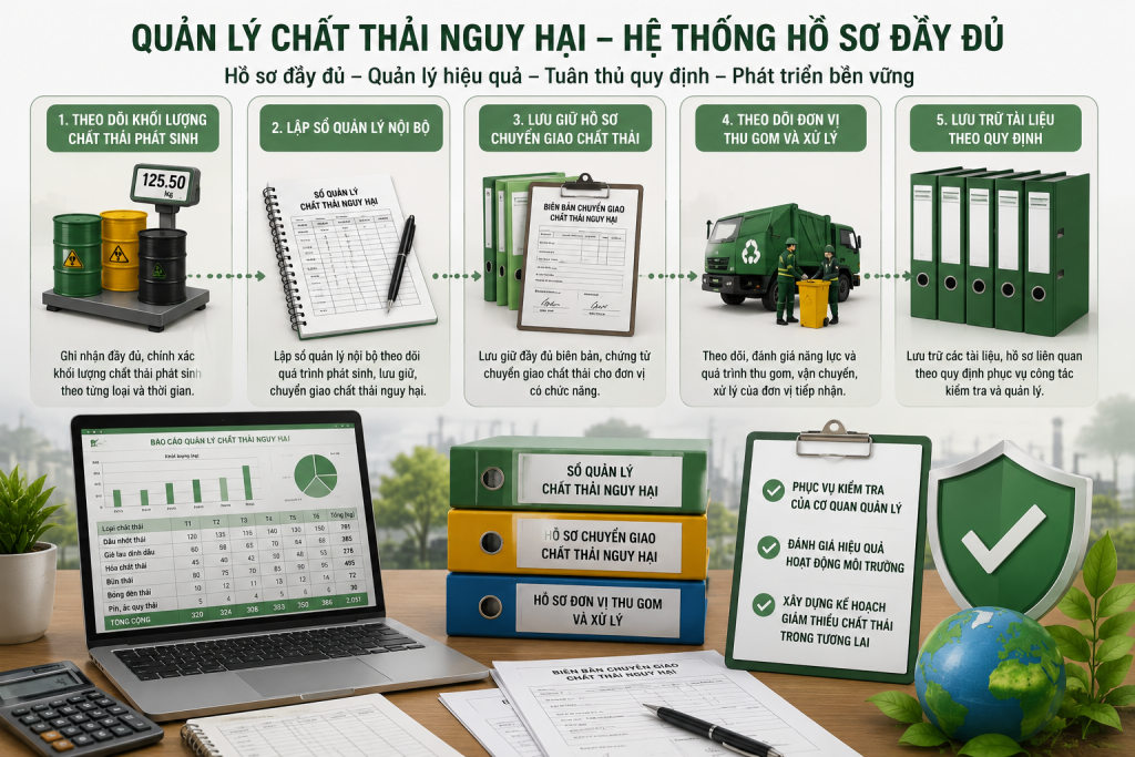 Hồ sơ và chứng từ quản lý chất thải nguy hại